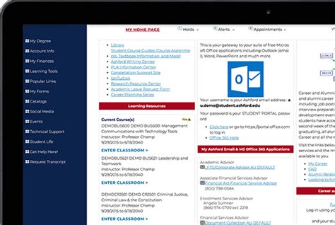 ashford student portal|University of Arizona Global Campus Library .